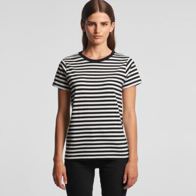 AS Colour Womens Maple Stripe Tee Thumbnail